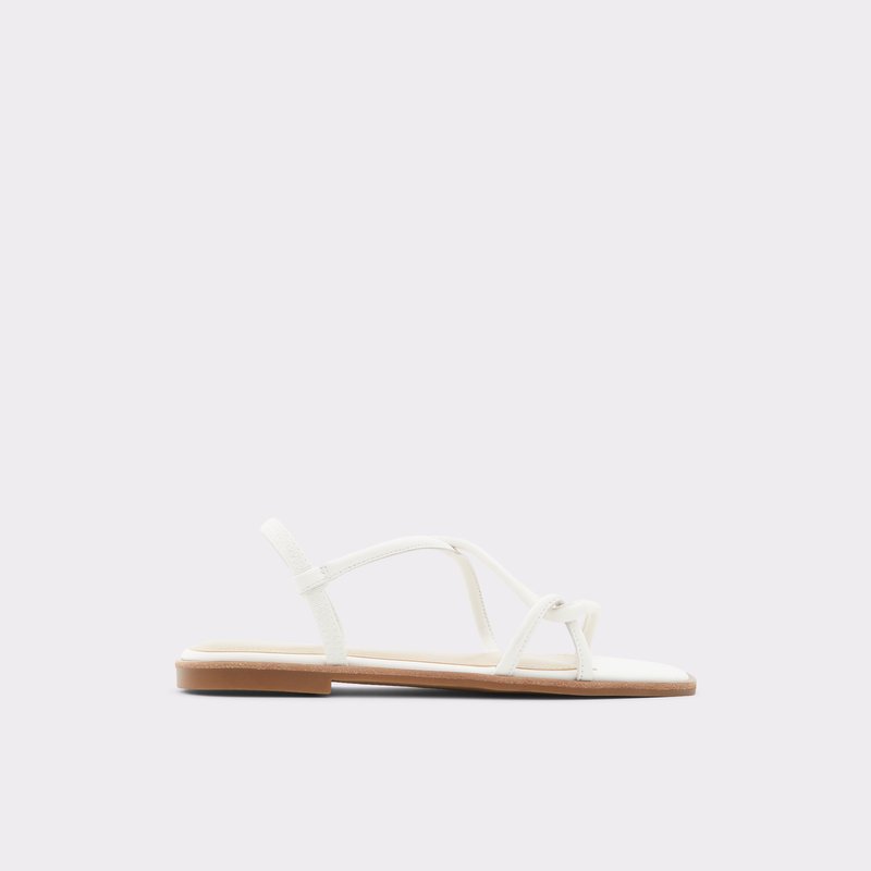 Sandalias Planas Aldo Toosieflex Mujer Blancos | JNF807452