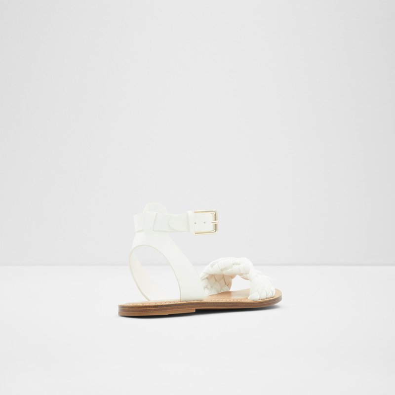 Sandalias Planas Aldo Tressa Mujer Blancos | LZG418957