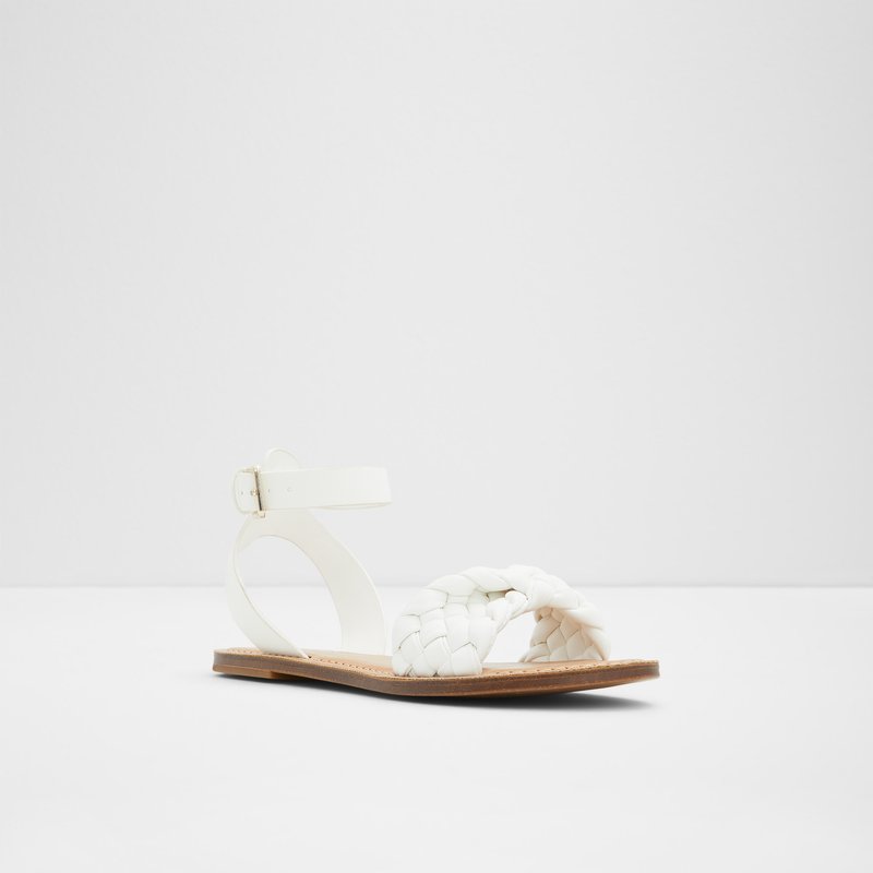 Sandalias Planas Aldo Tressa Mujer Blancos | LZG418957