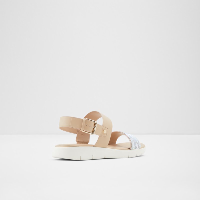 Sandalias Planas Aldo Woema Mujer Blancos | KWV981472