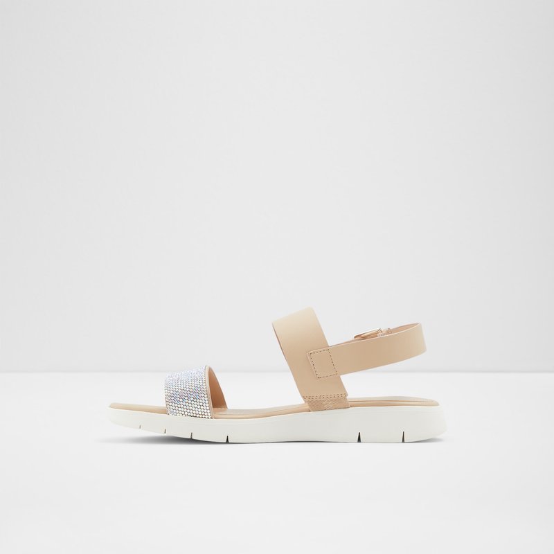 Sandalias Planas Aldo Woema Mujer Blancos | KWV981472