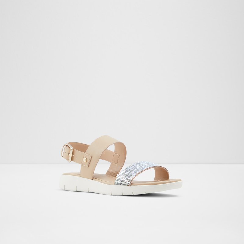 Sandalias Planas Aldo Woema Mujer Blancos | KWV981472