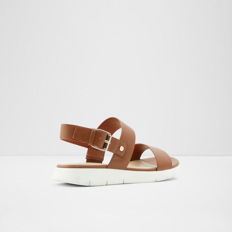 Sandalias Planas Aldo Woema Mujer Marrom | GNB673152