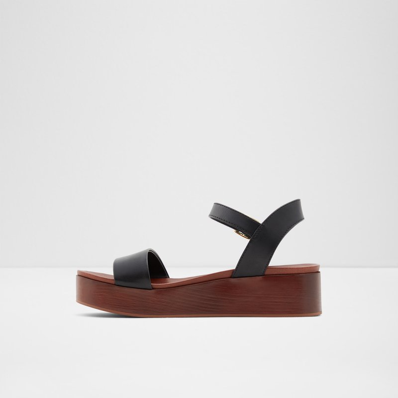 Sandalias de Plataforma Aldo Cobbswell Mujer Negros | UEI956302