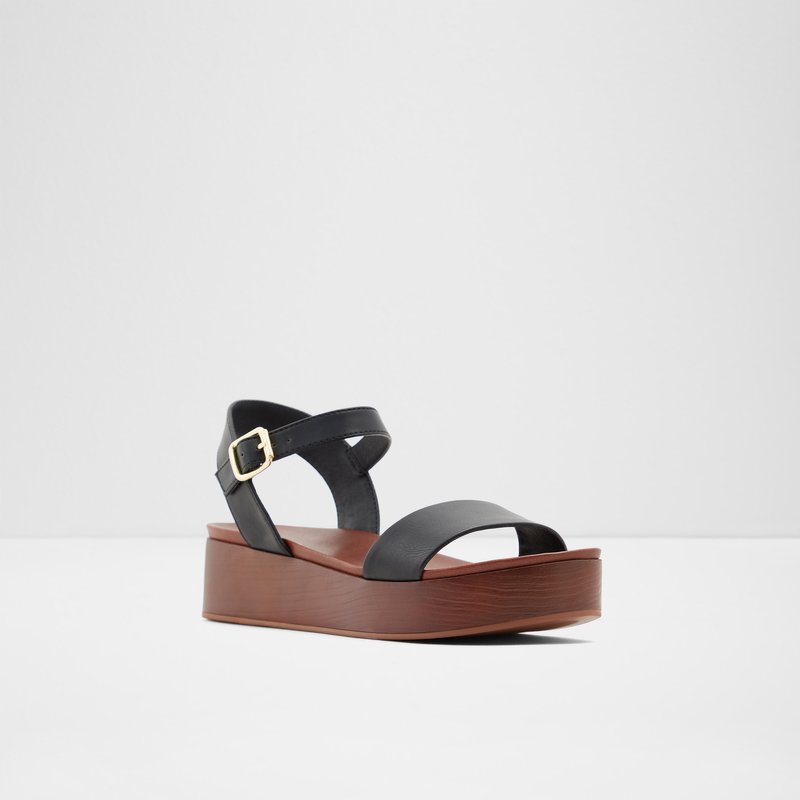 Sandalias de Plataforma Aldo Cobbswell Mujer Negros | UEI956302