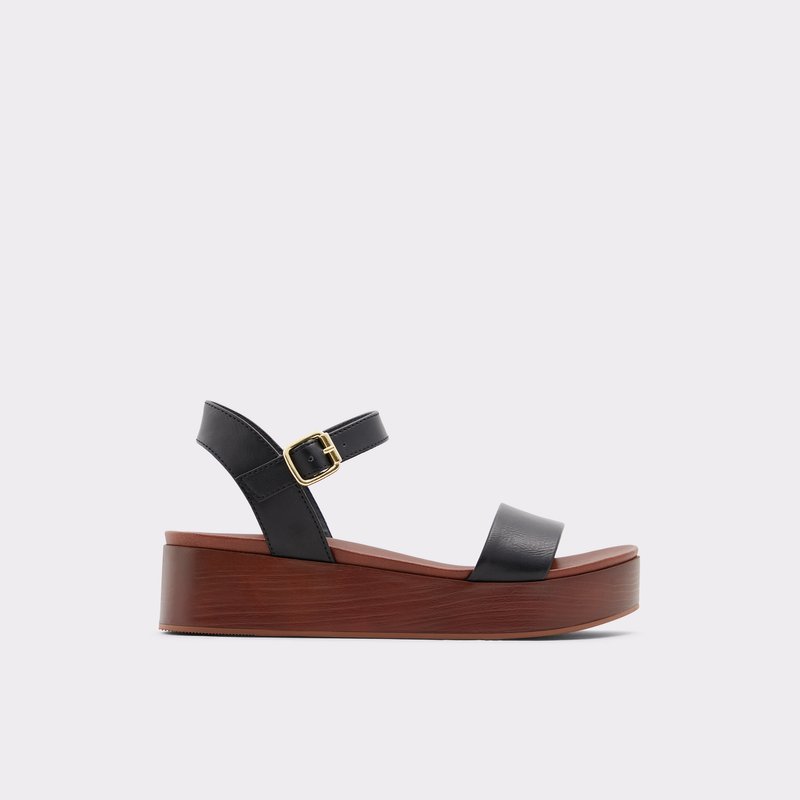 Sandalias de Plataforma Aldo Cobbswell Mujer Negros | UEI956302