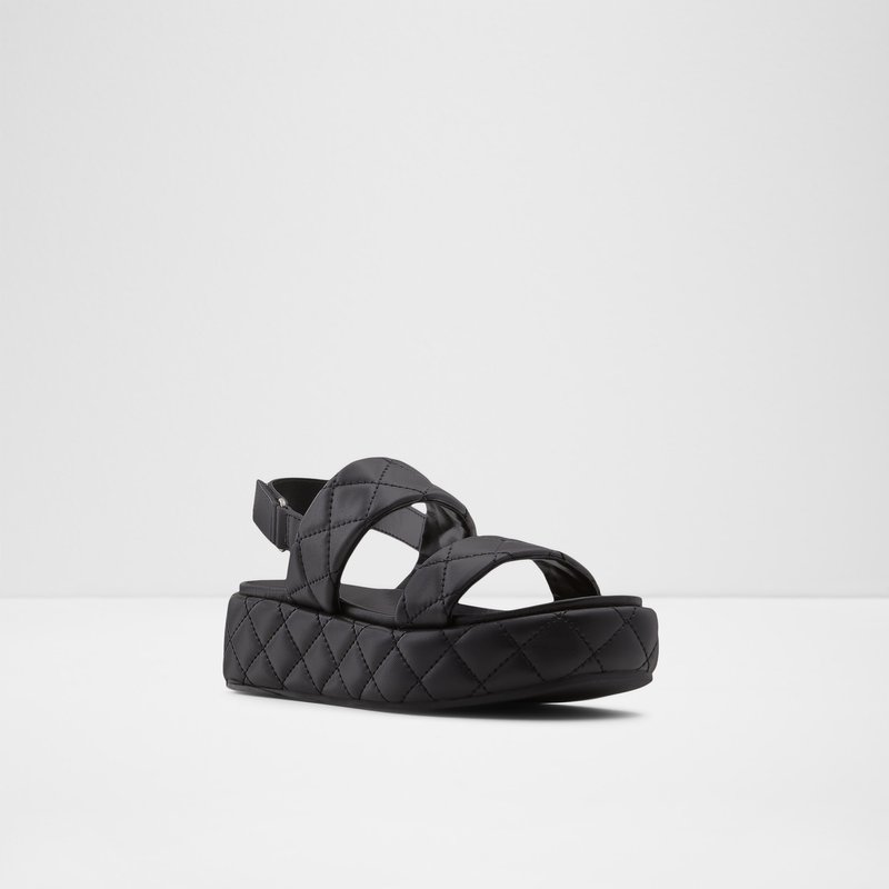 Sandalias de Plataforma Aldo Cossette Mujer Negros | SUH637054