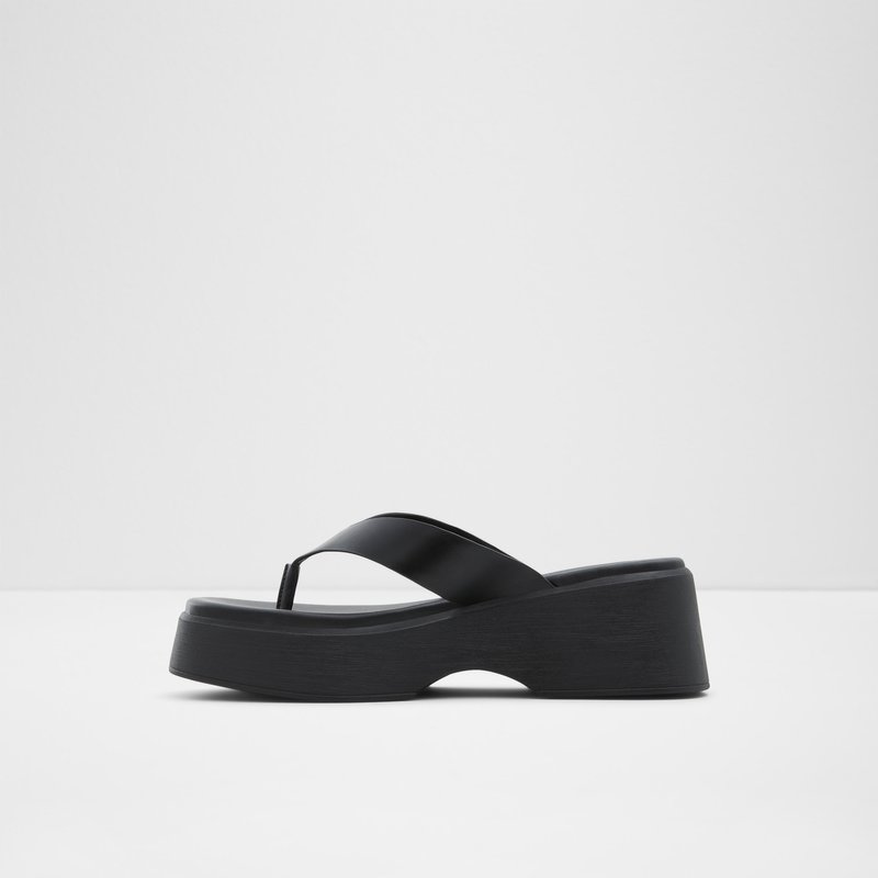 Sandalias de Plataforma Aldo Delphy Mujer Negros | IJP351729