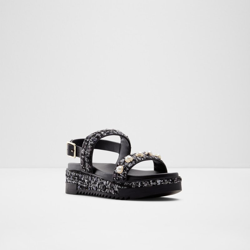 Sandalias de Plataforma Aldo Lapalma Mujer Negros | AHK690518