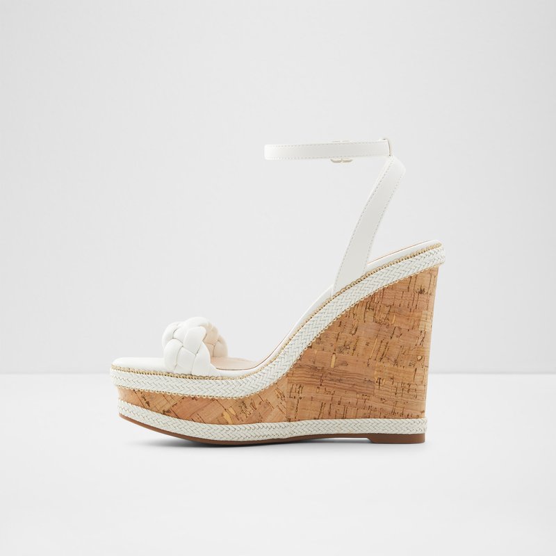 Sandalias de Plataforma Aldo Saluth Mujer Blancos | XBP753462