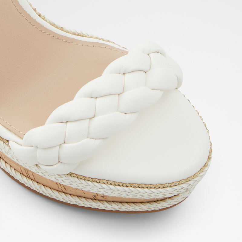 Sandalias de Plataforma Aldo Saluth Mujer Blancos | XBP753462