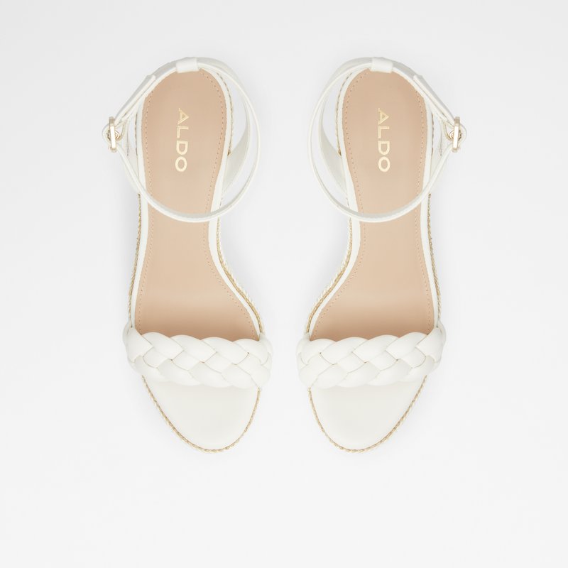 Sandalias de Plataforma Aldo Saluth Mujer Blancos | XBP753462