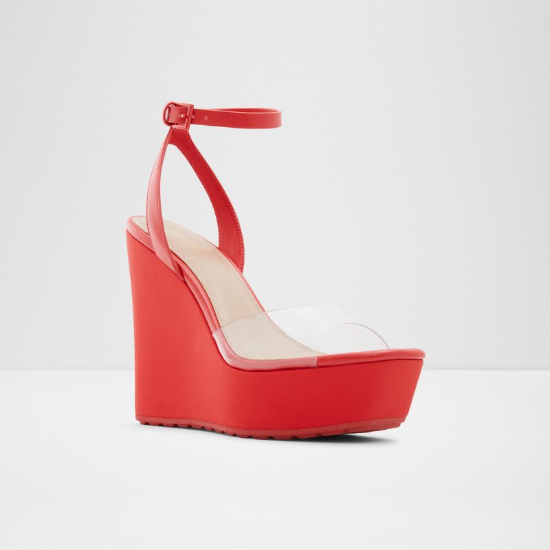 Sandalias de Plataforma Aldo Verly Mujer Rojos | YRN374610