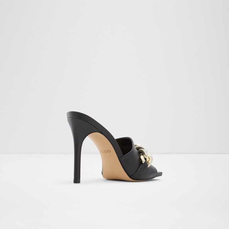 Tacones Altos Aldo Cubetto Mujer Negros | WUI581490