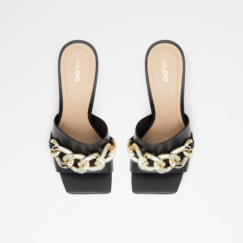 Tacones Altos Aldo Cubetto Mujer Negros | WUI581490