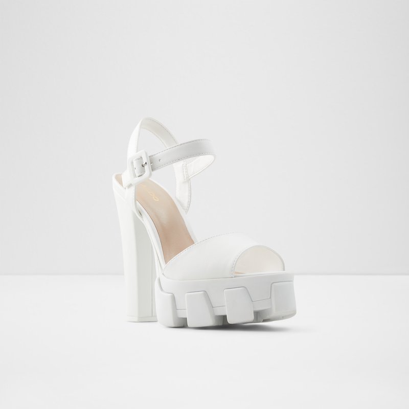 Tacones Altos Aldo Verrajan Mujer Blancos | AOB429038