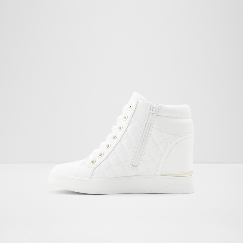 Tenis Aldo Ailanna Wedge Mujer Blancos | IMQ670158