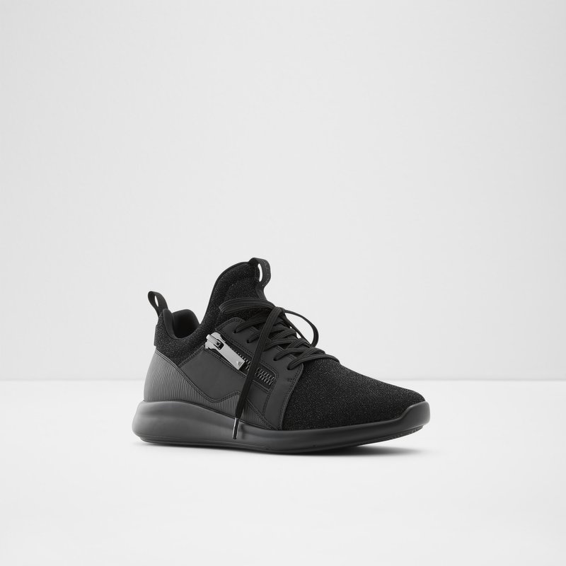 Tenis Aldo Caderuschi Slip On Hombre Negros | PWU839025