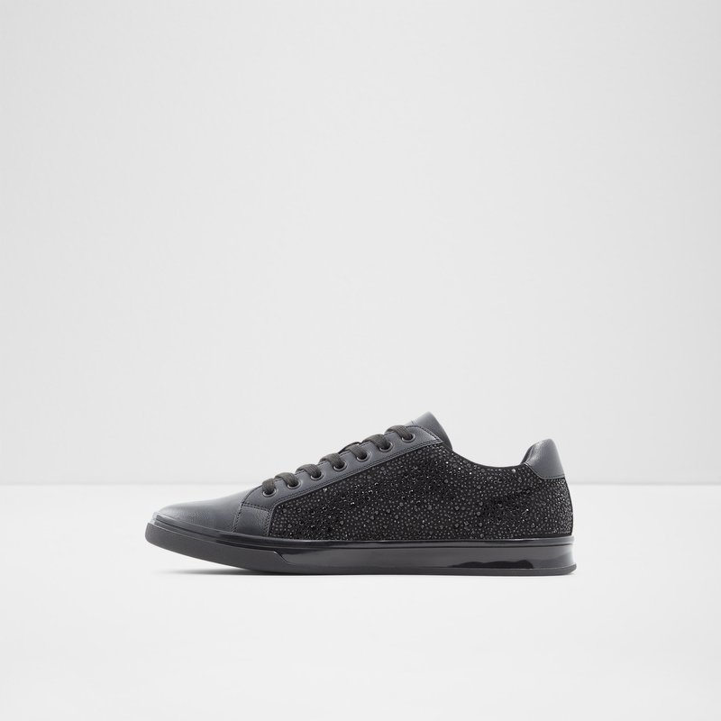 Tenis Aldo Carapetos Low Hombre Negros | IYH610523