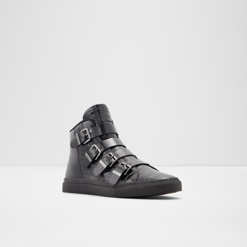 Tenis Aldo Darc High Hombre Negros | CXF437625