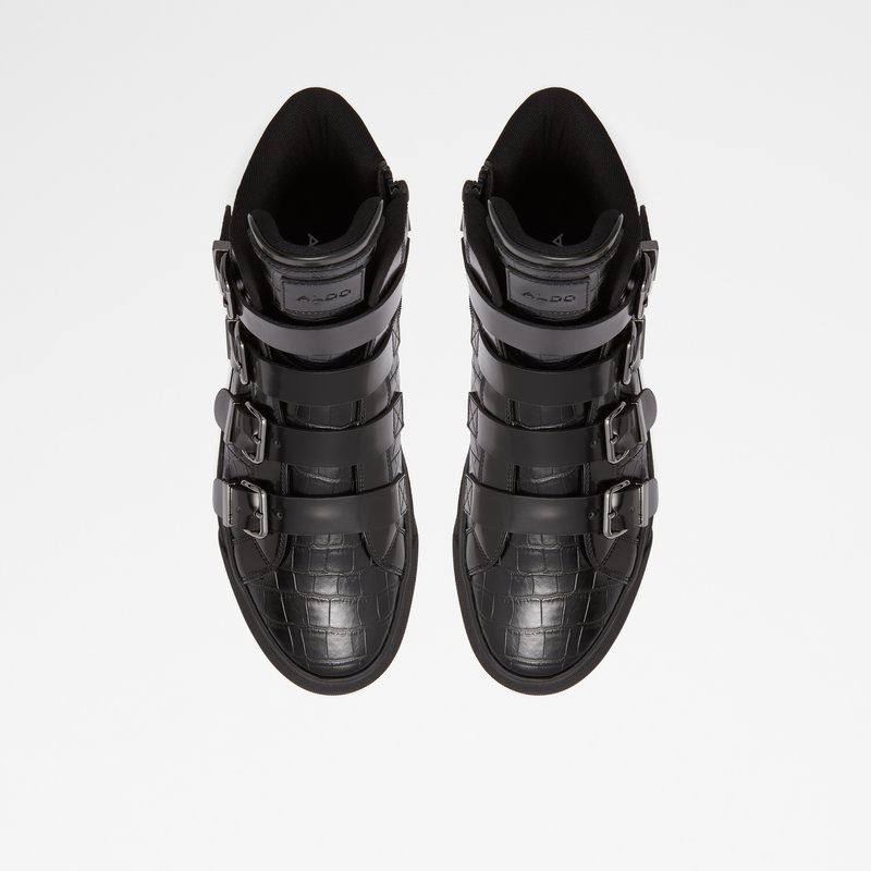 Tenis Aldo Darc High Hombre Negros | CXF437625