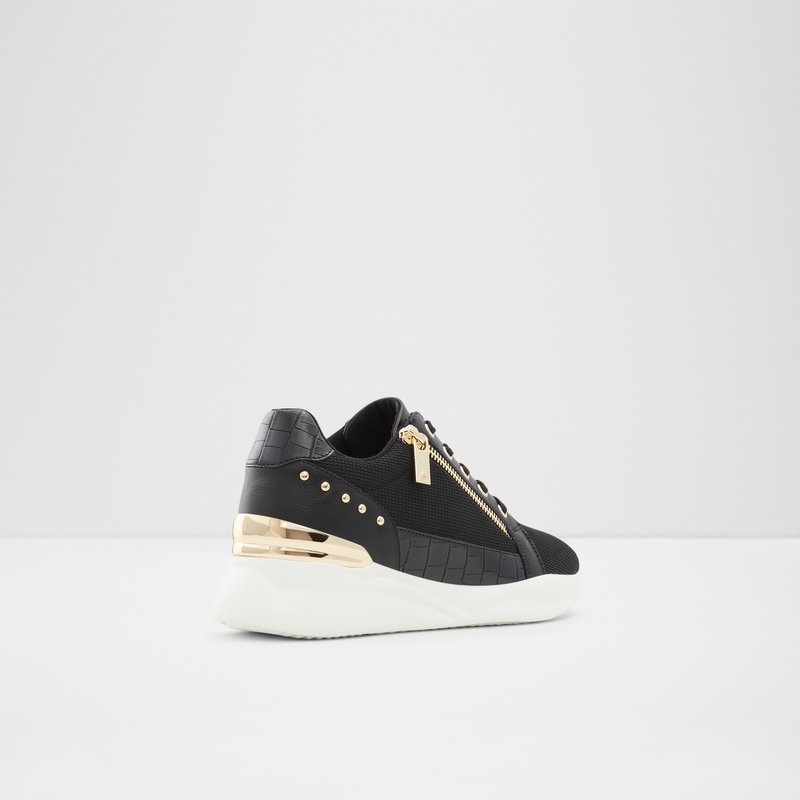 Tenis Aldo Frelidda Low Mujer Negros | UQW836902