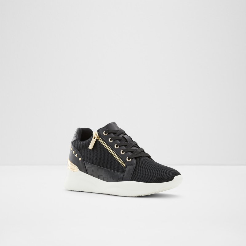 Tenis Aldo Frelidda Low Mujer Negros | UQW836902