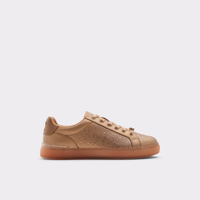 Tenis Aldo Glasssneaker Encaje Up Mujer Bone | BVT320856