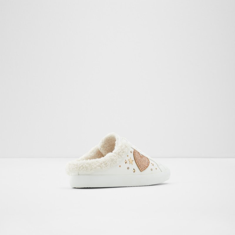 Tenis Aldo Lovey Slip On Mujer Blancos | QAR846952