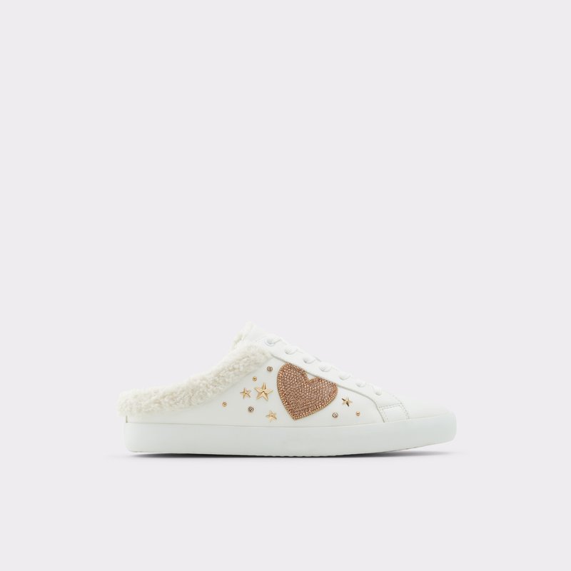 Tenis Aldo Lovey Slip On Mujer Blancos | QAR846952