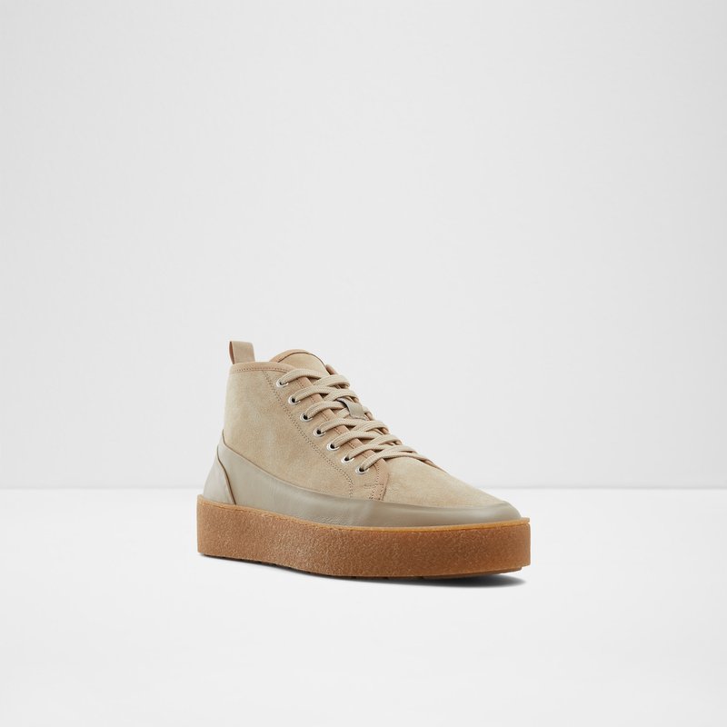 Tenis Aldo Peggyryan High Hombre Beige Claro | IKW158074