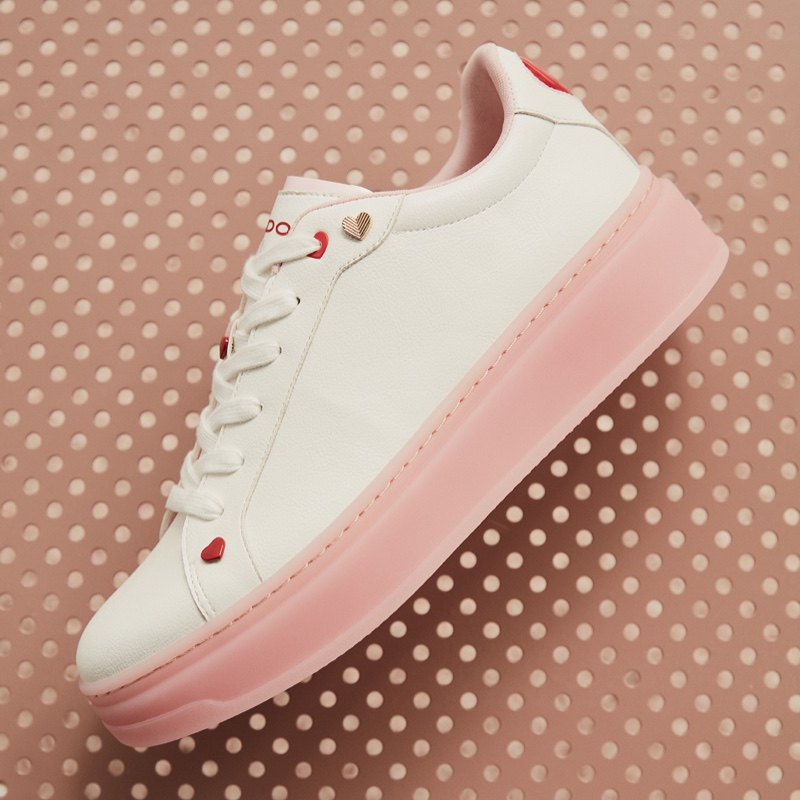 Tenis Aldo Rosecloud Encaje Up Mujer Blancos | GQH780341