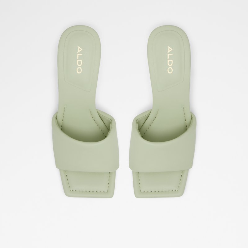 Zapatos Tacon Bloque Aldo Kylah Mujer Verdes Claro | PXO746508