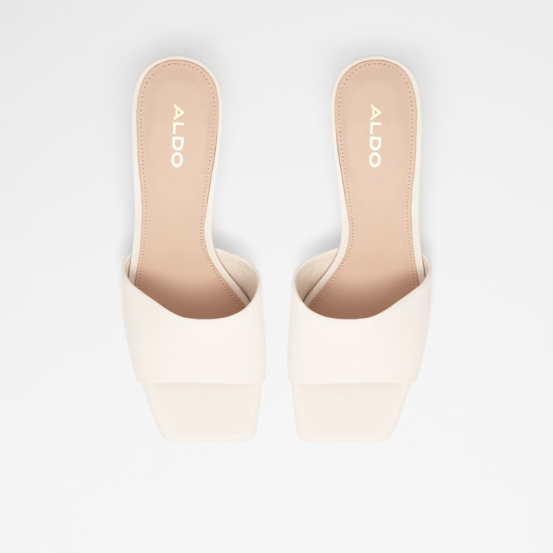 Zapatos Tacon Bloque Aldo Velalith Mujer Blancos | SNK031249