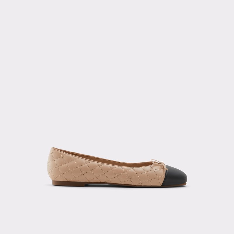 Ballerinas Aldo Braylynn Mujer Beige Negros | YOB604892