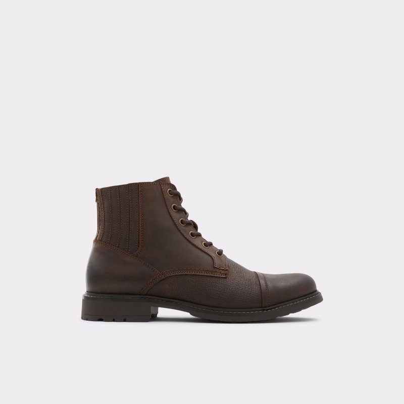 Botas con Cordones Aldo Croresen Hombre Marrom | BUL876143