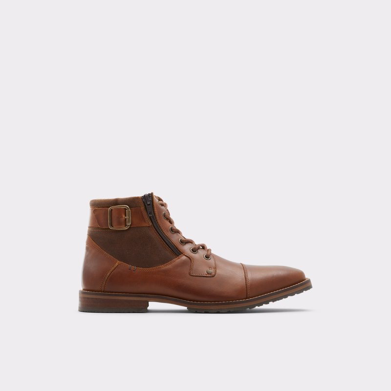 Botas con Cordones Aldo Jaxyn Hombre Marrom | QRC123806