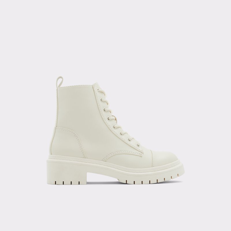 Botas de combate Aldo Goer Mujer Blancos | WVY316278