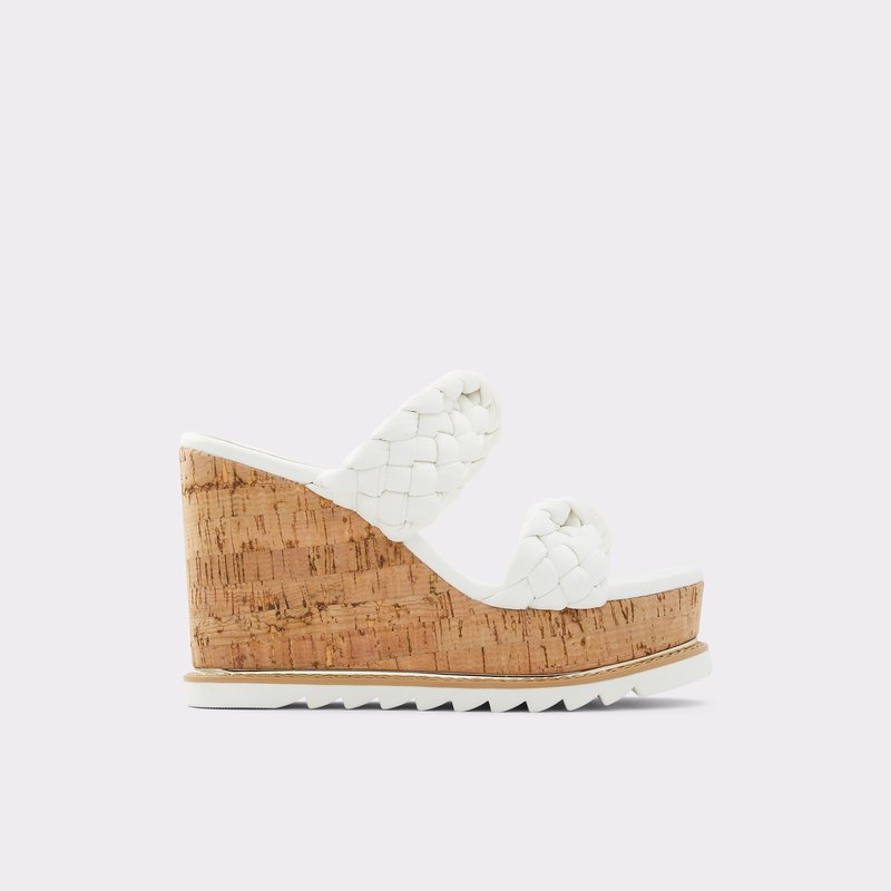 Sandalias de Plataforma Aldo Corky Mujer Blancos | RVH825364