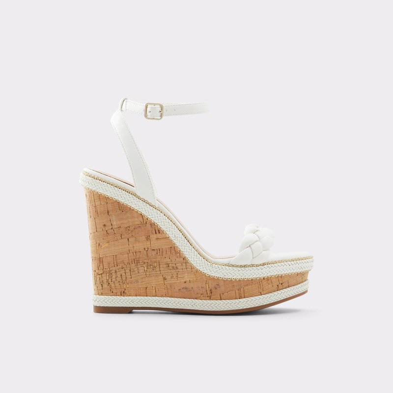 Sandalias de Plataforma Aldo Saluth Mujer Blancos | XBP753462