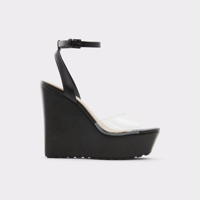 Sandalias de Plataforma Aldo Verly Mujer Negros | HCM250764