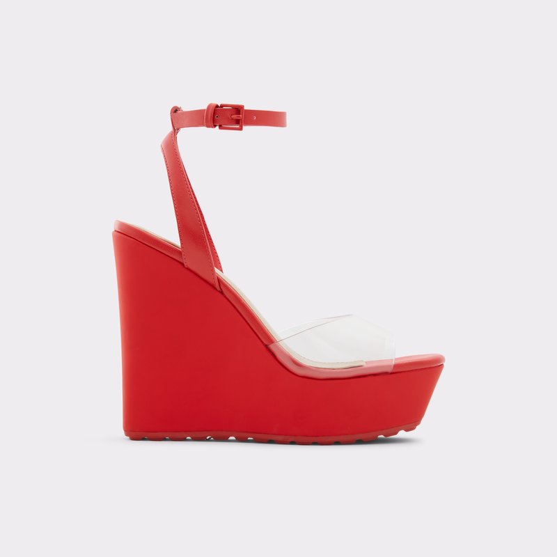 Sandalias de Plataforma Aldo Verly Mujer Rojos | YRN374610