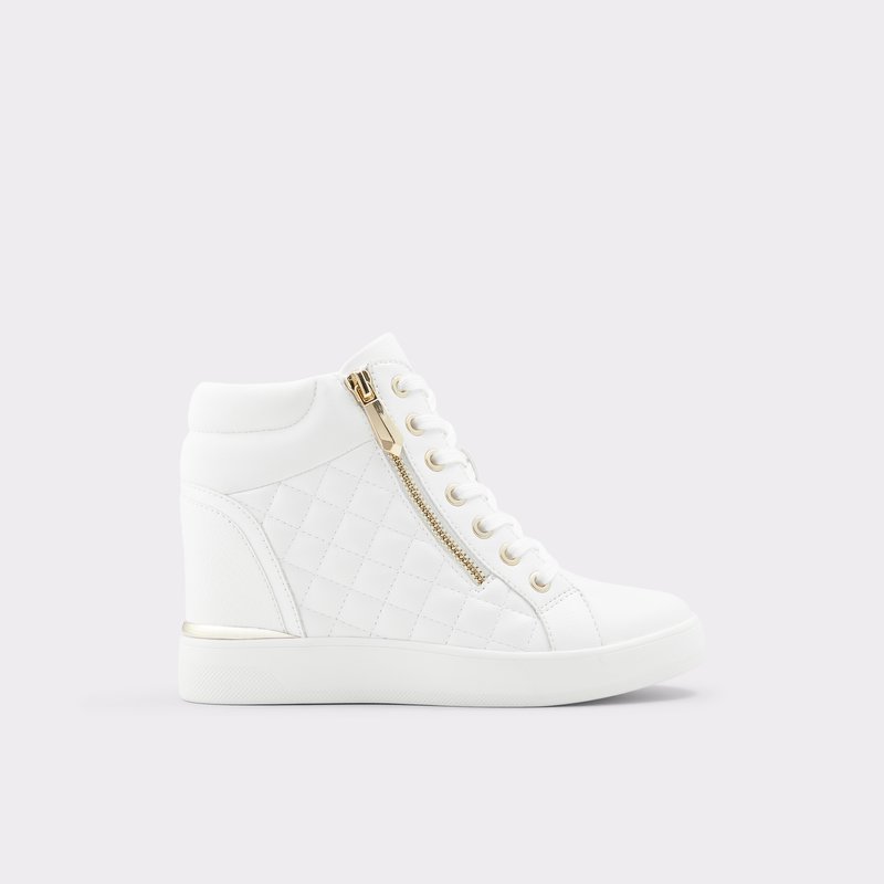 Tenis Aldo Ailanna Wedge Mujer Blancos | IMQ670158