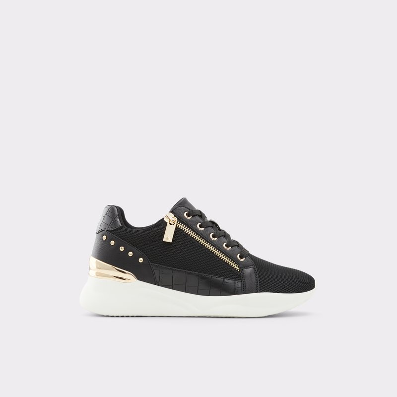 Tenis Aldo Frelidda Low Mujer Negros | UQW836902